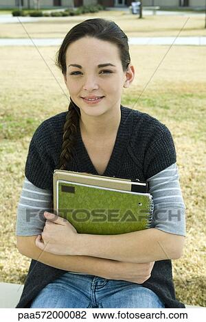 Female high school student, portrait View Large Photo Image Stock Image - Female high school student, portrait. Fotosearch