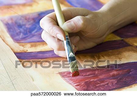 Painting with watercolors View Large Photo Image Stock Photograph - Painting with watercolors. Fotosearch