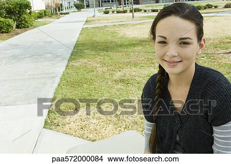 Young woman, portrait View Large Photo Image Picture - Young woman, portrait. Fotosearch