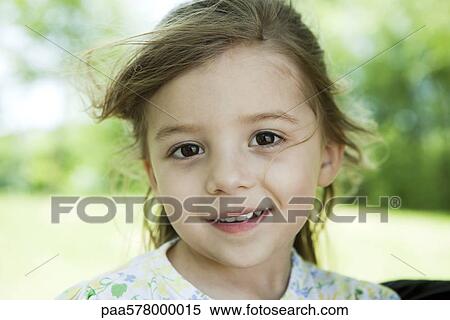 Little girl, portrait View Large Photo Image Stock Photography - Little girl, portrait. Fotosearch