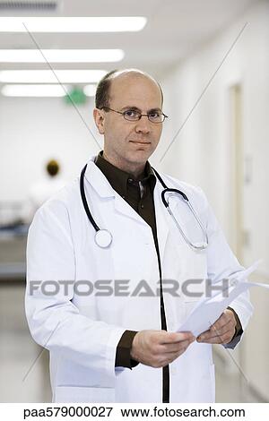 Stock Photo - Doctor, portrait. Fotosearch