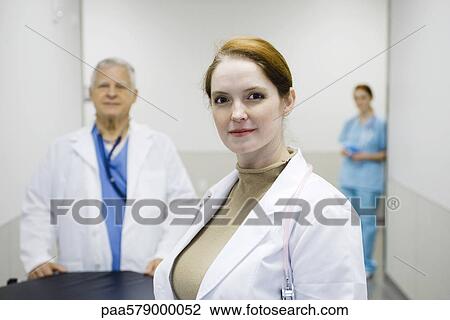 Female doctor, portrait View Large Photo Image Stock Image - Female doctor, portrait. Fotosearch