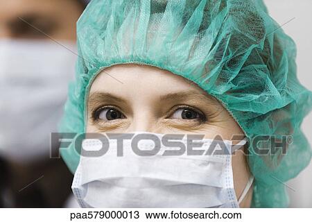 Female surgeon, portrait View Large Photo Image Stock Image - Female surgeon, portrait. Fotosearch