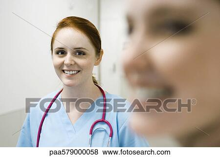 Nurse, portrait View Large Photo Image Stock Photo - Nurse, portrait. Fotosearch