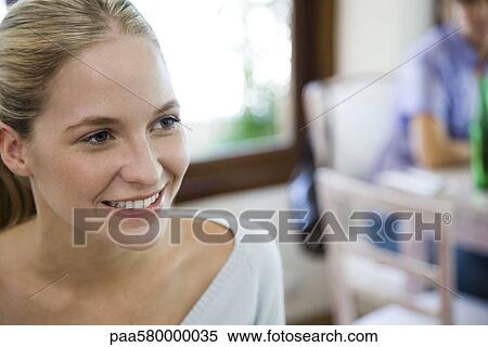 Young woman, portrait View Large Photo Image Stock Photography - Young woman, portrait. Fotosearch