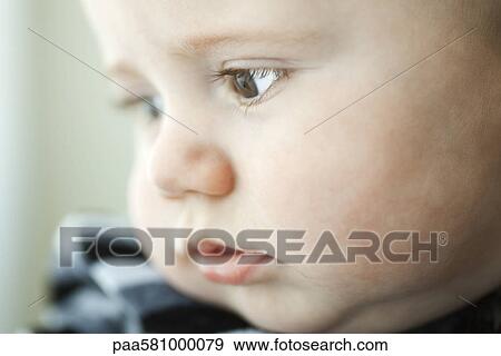 Infant, close-up View Large Photo Image Stock Photo - Infant, close-up. Fotosearch