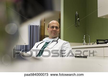 Stock Image - Doctor, portrait. Fotosearch