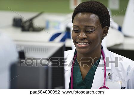 Healthcare worker, portrait View Large Photo Image Stock Image - Healthcare worker, portrait. Fotosearch