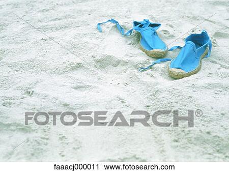 beach, sand, espadrilles, summer, blue, shoe, shoes View Large Photo Image Stock Image - beach, sand, espadrilles, summer, blue, shoe, shoes. Fotosearch