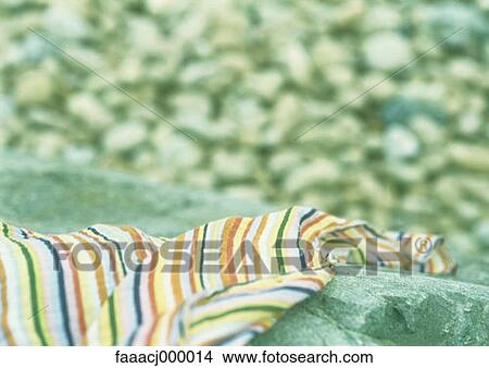 beach, stone, fabric, cloth, fabrics, stripe, stripes View Large Photo Image Picture - beach, stone, fabric, cloth, fabrics, stripe, stripes. Fotosearch