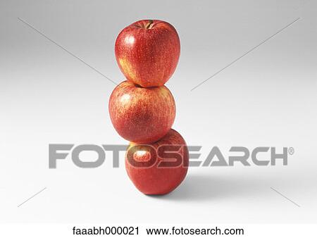 red, fruit, apple, stacked, food and drink, gastronomy, close-up View Large Photo Image Stock Image - red, fruit, apple, stacked, food and drink, gastronomy, close-up. Fotosearch
