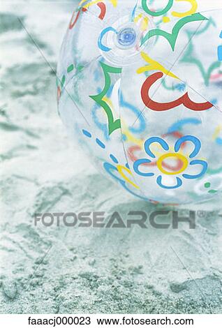 sand, ball, balls, beach ball, childhood, summer, close-up View Large Photo Image Stock Image - sand, ball, balls, beach ball, childhood, summer, close-up. Fotosearch