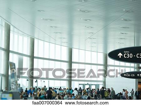 Airport boarding area View Large Photo Image Picture - Airport boarding area. Fotosearch