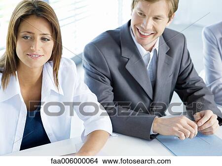 Picture - Business meeting. Fotosearch