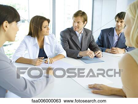 Stock Image - Business meeting. Fotosearch