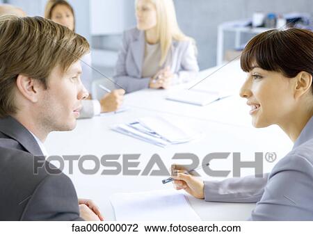 Business meeting View Large Photo Image Stock Image - Business meeting. Fotosearch
