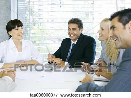 Business meeting View Large Photo Image Stock Photo - Business meeting. Fotosearch