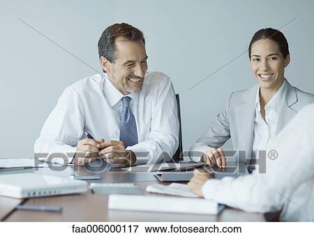 Business meeting View Large Photo Image Stock Photo - Business meeting. Fotosearch
