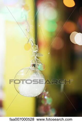 Christmas decoration, close-up View Large Photo Image Stock Photo - Christmas decoration, close-up. Fotosearch