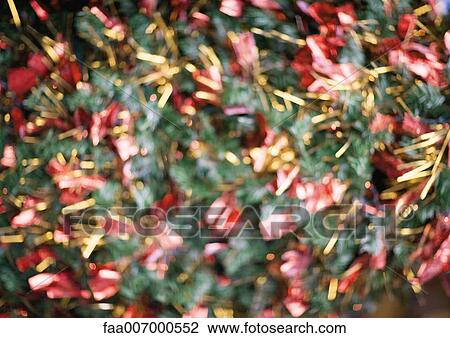Christmas garland, blurred View Large Photo Image Stock Image - Christmas garland, blurred. Fotosearch