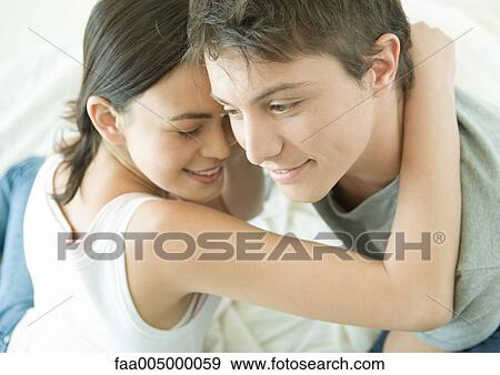 Stock Photo - Couple embracing. Fotosearch