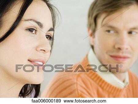 Couple smiling View Large Photo Image Stock Photo - Couple smiling. Fotosearch