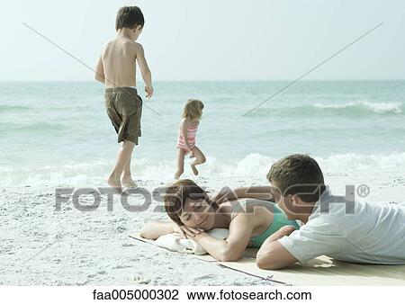 family beach mat