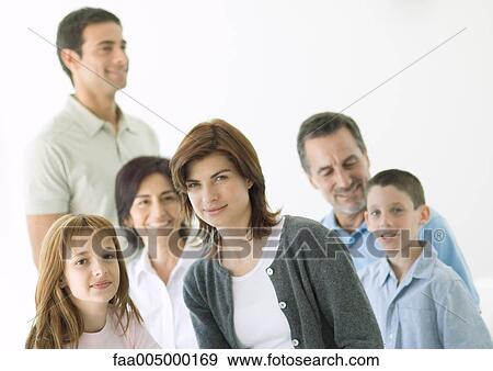 Stock Photo - Family, portrait. Fotosearch