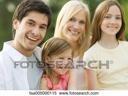Stock Photography - Family portrait. Fotosearch