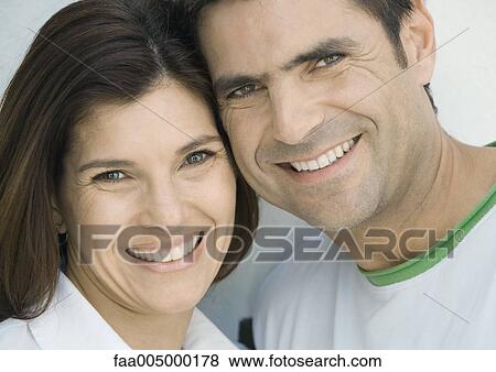 Stock Photo - Mature couple, portrait. Fotosearch
