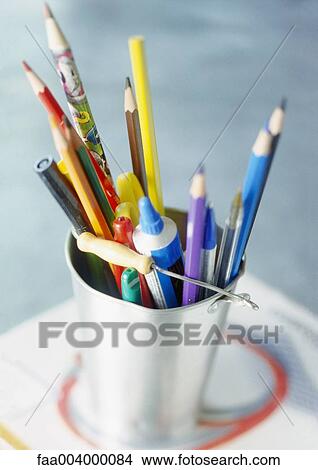 Pencil holder View Large Photo Image Picture - Pencil holder. Fotosearch