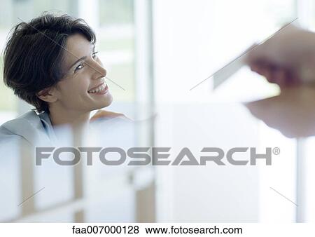 Stock Photo - Receptionist. Fotosearch