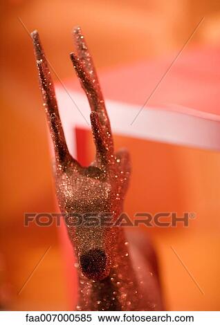 Reindeer decoration, partial view View Large Photo Image Stock Photography - Reindeer decoration, partial view. Fotosearch