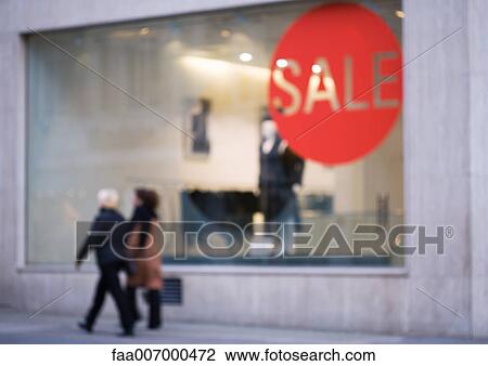 Sale sign in shop window View Large Photo Image Stock Image - Sale sign in shop window. Fotosearch