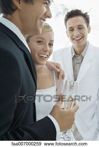 Stock Photo - Scene from beach wedding. Fotosearch