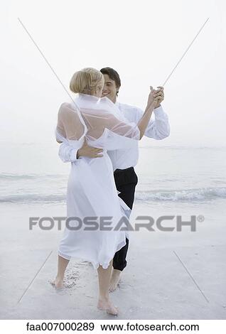 Stock Photo - Scene from beach wedding. Fotosearch