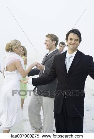 Stock Photography - Scene from beach wedding. Fotosearch