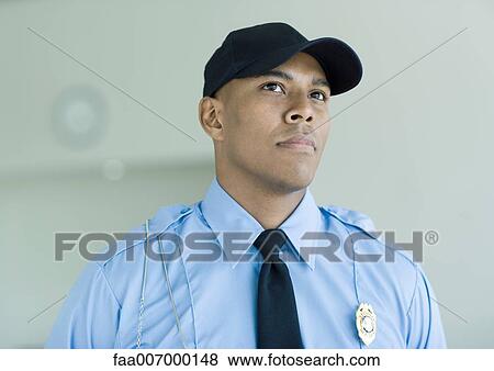 Security guard, portrait View Large Photo Image Stock Photo - Security guard, portrait. Fotosearch