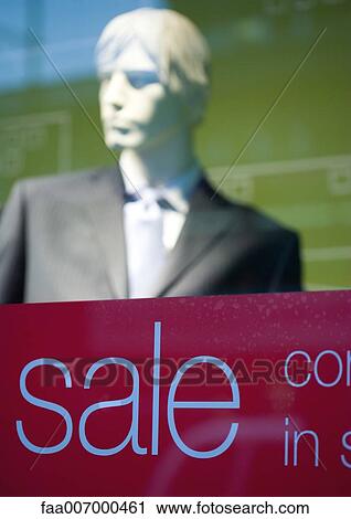 Store window during sale View Large Photo Image Stock Image - Store window during sale. Fotosearch