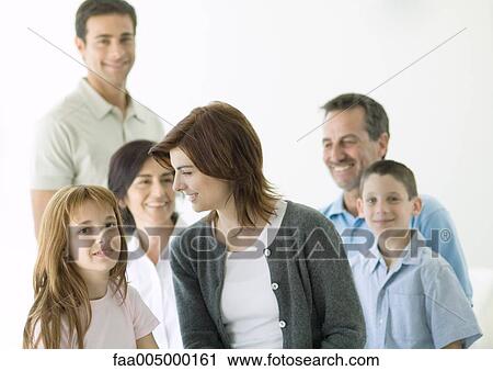 Stock Image - Three generation family. Fotosearch