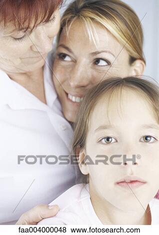 Three generations of women View Large Photo Image Stock Photo - Three generations of women. Fotosearch
