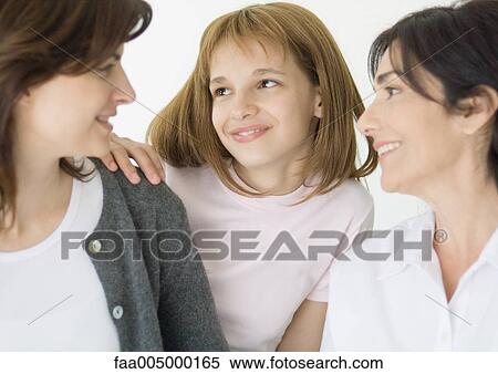 Three generations of women View Large Photo Image Stock Photography - Three generations of women. Fotosearch