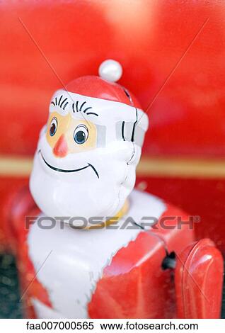 Stock Photography - Toy santa claus. Fotosearch