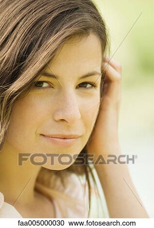 Woman, portrait View Large Photo Image Stock Image - Woman, portrait. Fotosearch