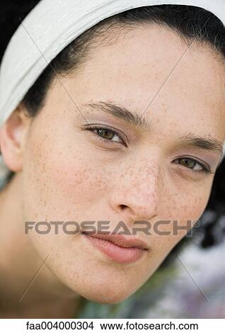 Woman's face, portrait View Large Photo Image Picture - Woman's face, portrait. Fotosearch