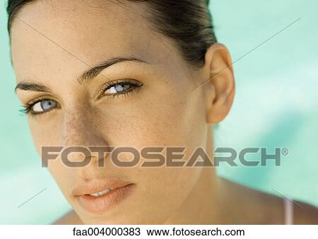 Woman's face View Large Photo Image Stock Image - Woman's face. Fotosearch