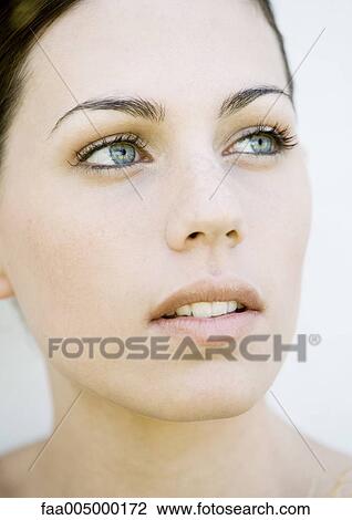 Woman's face View Large Photo Image Stock Image - Woman's face. Fotosearch