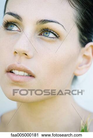 Stock Image - Woman's face. Fotosearch