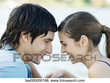 Young couple, portrait View Large Photo Image Stock Photograph - Young couple, portrait. Fotosearch
