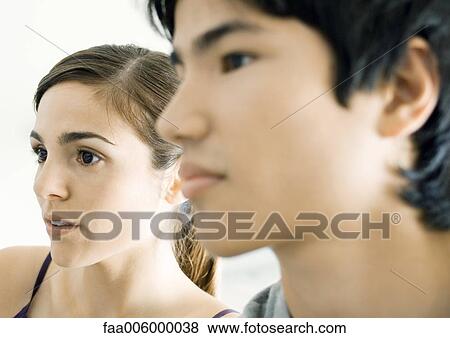 Young man and woman View Large Photo Image Stock Photo - Young man and woman. Fotosearch